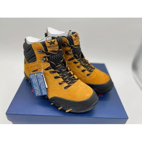 ALLROUNDER by MEPHISTO Women's Nigata-Tex Ankle Boot, Yellow, 8 - Picture 3 of 6